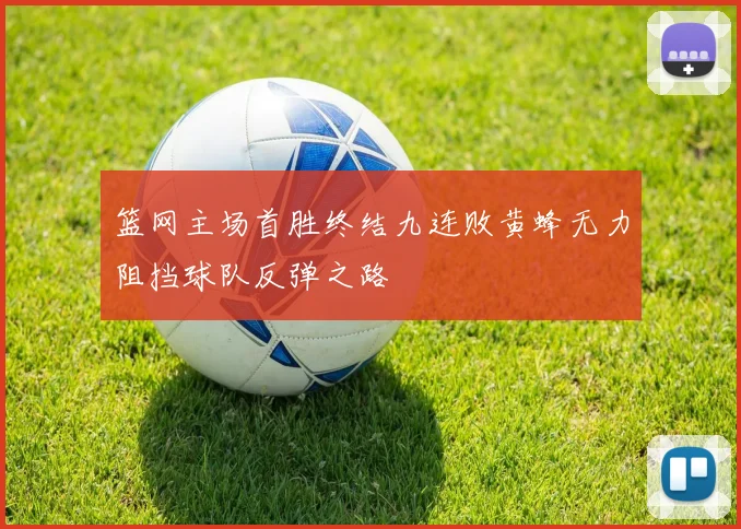 篮网主场首胜终结九连败黄蜂无力阻挡球队反弹之路